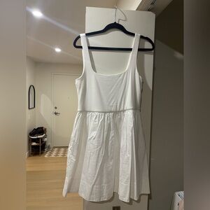 White Sleeveless Dynamite Dress